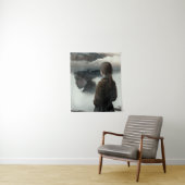 Girl with clouds wandteppich (Beispiel)