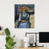 Girl with Doll - Paul Cezanne - c1902 Poster (Heimbüro)