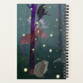 Girl with Fireflies Sketch Journal Notizblock (Rückseite)