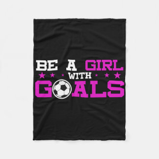 Girl With Goals Soccer Shirt, Soccer , Sports Tee  Fleecedecke