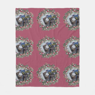 girl with jamie flowersWrapping Paper Fleecedecke