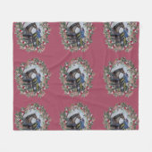 girl with jamie flowersWrapping Paper Fleecedecke (Vorderseite (Horizontal))