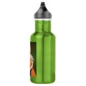 Girl with Kitten, William Thompson Bartoll Edelstahlflasche (Rechts)