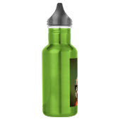 Girl with Kitten, William Thompson Bartoll Edelstahlflasche (Links)