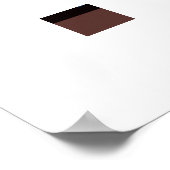 Girl with Marigold Afro Puffs Poster (Ecke)