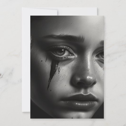 Girl with tears ankündigung (Vorderseite)