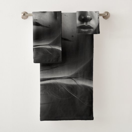 Girl with tears badhandtuch set (Insitu)