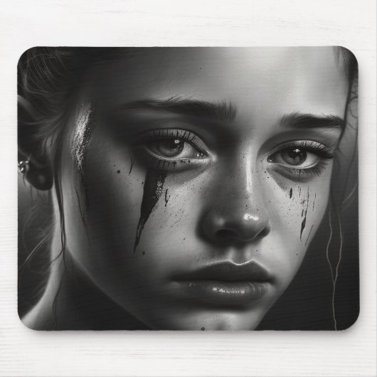Girl with tears mousepad (Vorne)