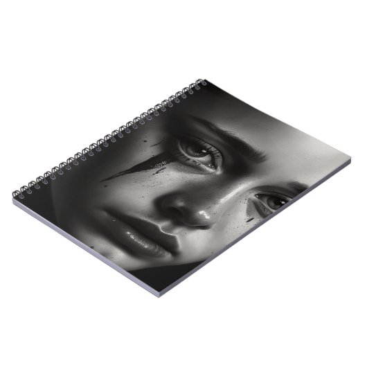 Girl with tears notizblock (Linke Seite)