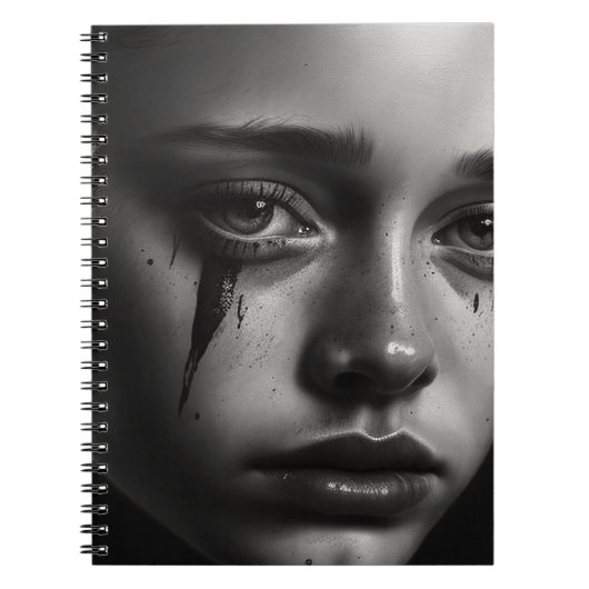 Girl with tears notizblock (Vorderseite)