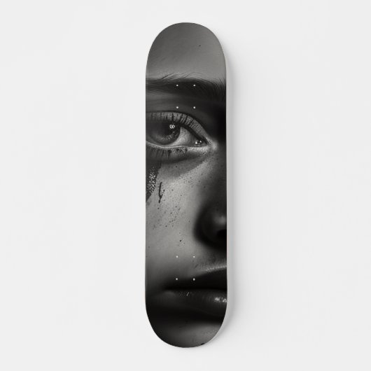 Girl with tears skateboard (Vorne)