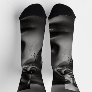 Girl with tears socken