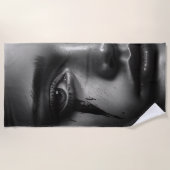 Girl with tears strandtuch (Vorderseite)