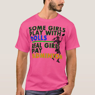 Girl Women Liebe Badminton Fan T T T-Shirt