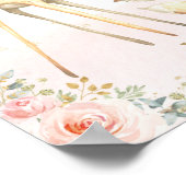 Girl Woodland 1. Geburtstag Thumbprint Gästebuch (Ecke)