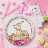 Girl Woodland Deer Baby Shooter Teller (Party)