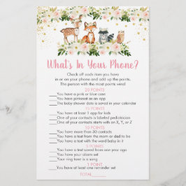 Girl Woodland Floral Was steckt in deinem Handyspi