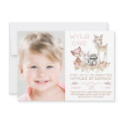 Girl Woodland Foto erste Geburtstagsparty