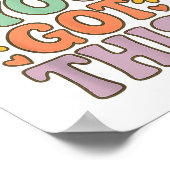 Girl You Got This Test Day Wer Motivational Quote  Poster (Ecke)