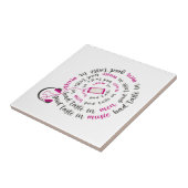 Girl Zitat Guter Geschmack in Musik Schlechter Ges Fliese (Seite)