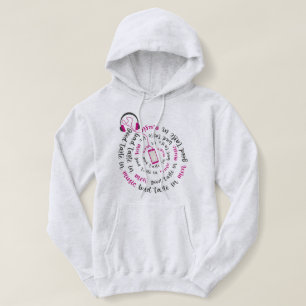 Girl Zitat Guter Geschmack in Musik Schlechter Ges Hoodie