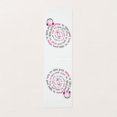 Girl Zitat Guter Geschmack in Musik Schlechter Ges Visitenkarten (Außenseite Aufgefaltet)