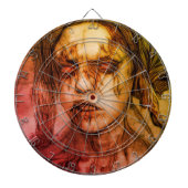 Girl Zombie Dartboard Dartscheibe (vorne)