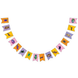Girlande für Halloween Wimpelkette
