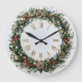 Girlande Große Wanduhr
