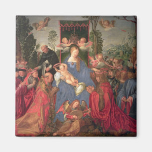 Girlande von RosenAltarpiece, 1600 Magnet