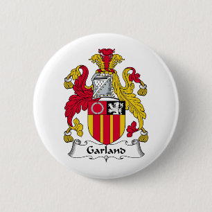Girlanden-Familienwappen Button