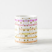 Girlanden und Sterne-Tasse Kaffeetasse (Mittel)