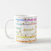 Girlanden und Sterne-Tasse Kaffeetasse (Links)