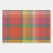 Girlandeneinwickelpapier Flachblatt-Set aus 3 Geschenkpapier Set (Vorderseite)