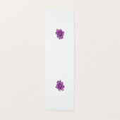 Girlanstil, Leichtbaumpflanze, gebleichte Zeder Visitenkarten (Außenseite Aufgefaltet)