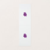 Girlanstil, Leichtbaumpflanze, gebleichte Zeder Visitenkarten (Innenseite Aufgefaltet)