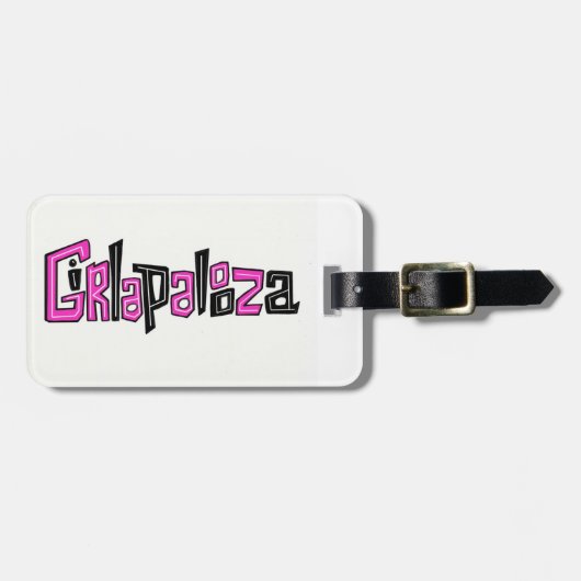 Girlapalooza Gepäckanhänger (Vorderseite horizontal)