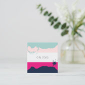 GIRLBODEN QUADRATISCHE VISITENKARTE (Stehend Vorderseite)