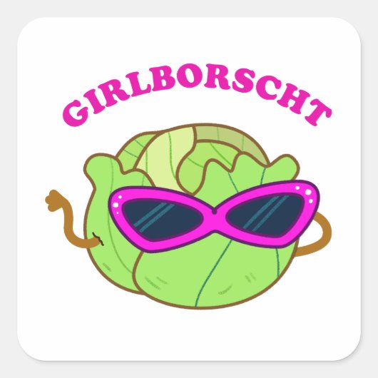 Girlborscht Fabulous Gemüse Puppe Sticker (Vorderseite)