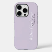 Girlboss Empowerment-Geschenk - Personalisierter N Case-Mate iPhone Hülle (Rückseite)