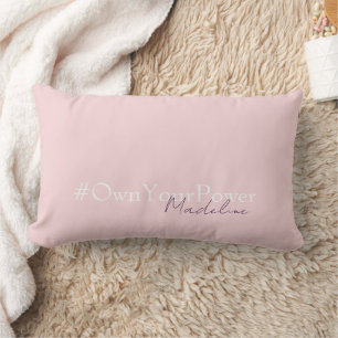 Girlboss Empowerment-Geschenk - Personalisierter N Lendenkissen