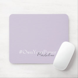 Girlboss Empowerment-Geschenk - Personalisierter N Mousepad