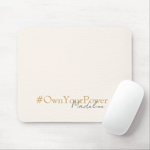 Girlboss Empowerment-Geschenk - Personalisierter N Mousepad
