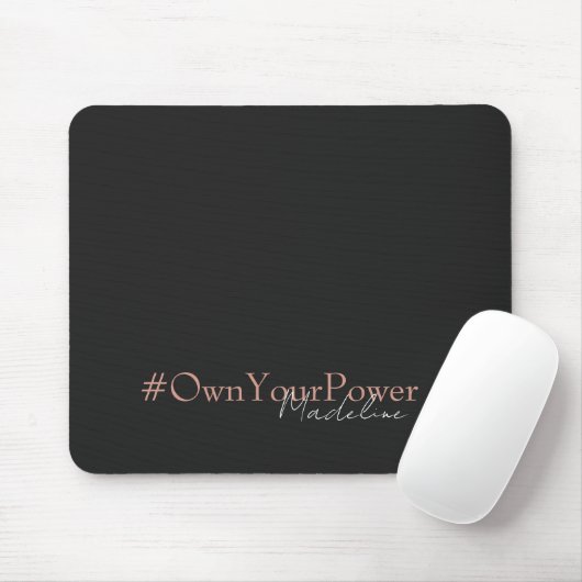 Girlboss Empowerment-Geschenk - Personalisierter N Mousepad (Mit Mouse)