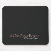 Girlboss Empowerment-Geschenk - Personalisierter N Mousepad (Vorne)