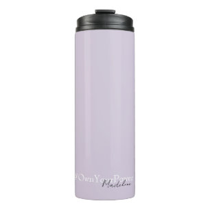 Girlboss Empowerment-Geschenk - Personalisierter N Thermosbecher