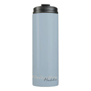 Girlboss Empowerment-Geschenk - Personalisierter N Thermosbecher