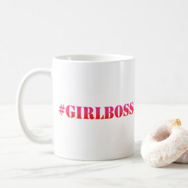 #GirlBoss - Fun Girlpower Quote Kaffeetasse