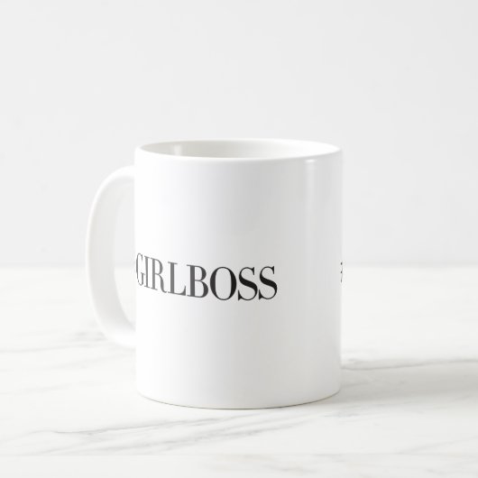 #GIRLBOSS KAFFEETASSE (Vorderseite Links)