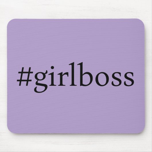 Girlboss Lila Mousepad ästhetische Maus Pad (Vorne)